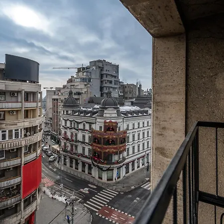 Walk Everywhere - 2x2m Bed - Dedicated Workspace Apartment Bukarest