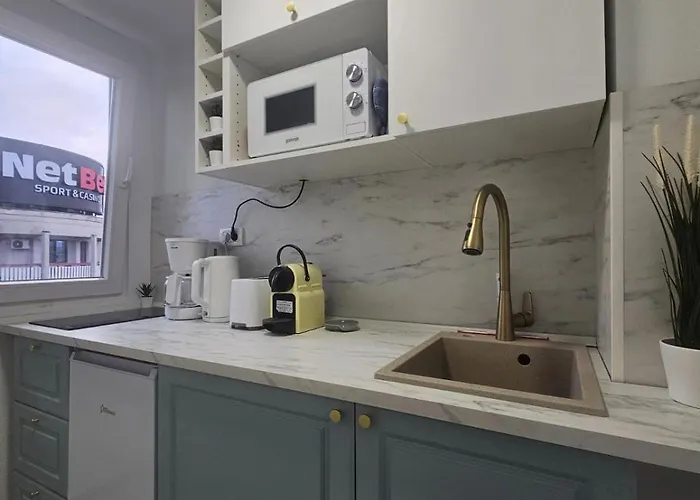 Central! Work Friendly & 2x2m Bed * Bukarest