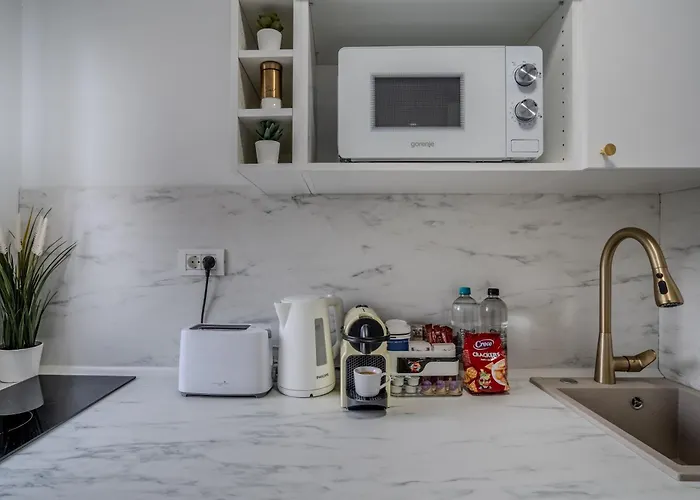 Apartment Central! Work Friendly & 2x2m Bed Bucharest