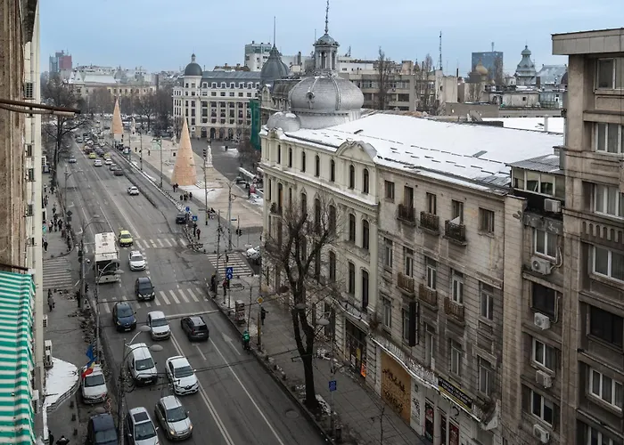 Central! Work Friendly & 2x2m Bed * Bucharest