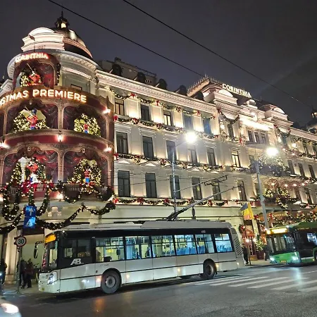 Central! Work Friendly & 2x2m Bed Bukarest